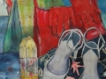 Still Life with Red Gloves